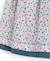 Jupe courte 100% coton fille Bleu 4 - vertbaudet enfant 
