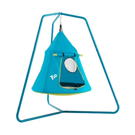 Balançoire tente avec structure ovni métal h159cm Bleu 2 - vertbaudet enfant 