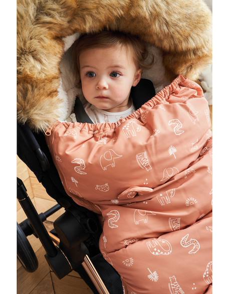 Chancelière en toile étanche Marron 6 - vertbaudet enfant 