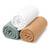 Lot de 3 draps housses couffin en gaze de coton tendance Vert, camel, blanc 1 - vertbaudet enfant 