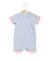 Combishort 100% coton bébé garçon Fond blanc raye bleu blanchi 4 - vertbaudet enfant 