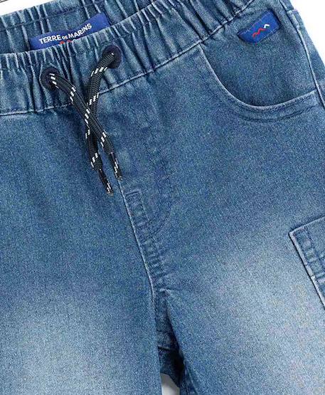 Bermuda garçon Denim clair 3 - vertbaudet enfant 