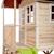 Cabane en Bois Loft - Avec Toboggan, Véranda et Bac à Sable Naturel 4 - vertbaudet enfant 