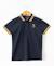 Polo manches courtes 100% coton garçon Indigo 3 - vertbaudet enfant 