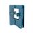 Lot de 2 colliers pour bois carré  métal 9x9cm Bleu - gris 2 - vertbaudet enfant 