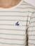 Mariniere manches longues 100% coton garçon Fond grege raye vert 2 - vertbaudet enfant 