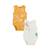Lot de 2 bodies bébé sans manches liwa Jaune 2 - vertbaudet enfant 