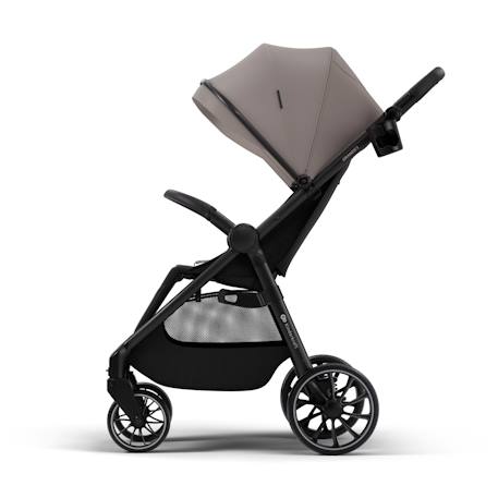 Poussette GRANDE 2  avec grandes roues amorties, click&fold pliage à une main, siège spacieux, harnais 5 points, arceau de sécurité, poignée réglable, porte-gobelet, jusqu’à 22 kg . Beige+Gris+Noir+Rouge+Vert 2 - vertbaudet enfant 