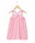 Robe sans manches 100% coton fille Fond blanc raye rose 4 - vertbaudet enfant 