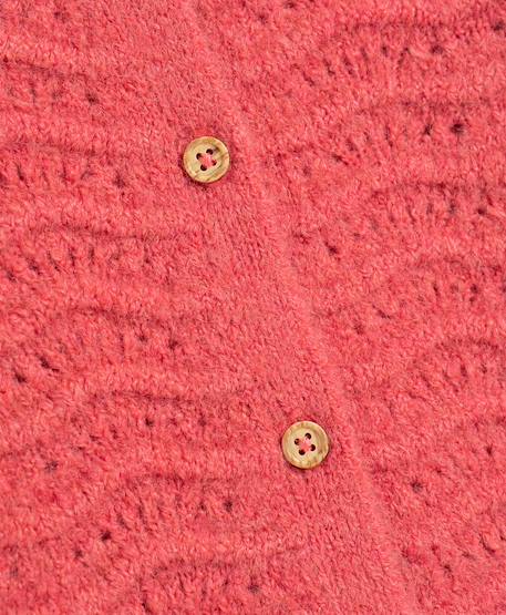 Gilet fille Rose fonce 3 - vertbaudet enfant 