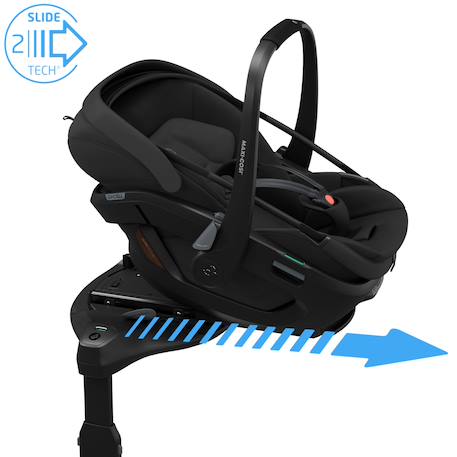 Siège auto bébé coral slide pro Black onyx+Moon graphite+Sapphire sand 1 - vertbaudet enfant 