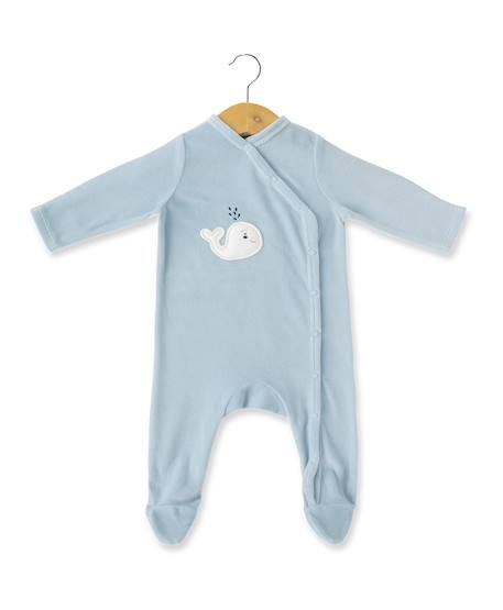 Ensemble bébé 3 pièces bébé garçon Bleu ciel 4 - vertbaudet enfant 