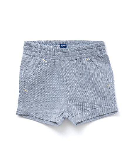 Ensemble short + haut 100% coton bébé garçon Fond blanc casse raye multicol 4 - vertbaudet enfant 