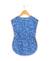 Robe manches courtes fille Fond blanc imprime bleu 3 - vertbaudet enfant 