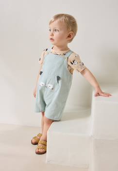 -Ensemble salopette bébé et t-shirt bento