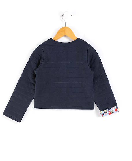 Veste réversible fille Indigo 2 - vertbaudet enfant 
