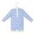 Maillot de bain bébé garçon Fond blanc raye bleu 2 - vertbaudet enfant 