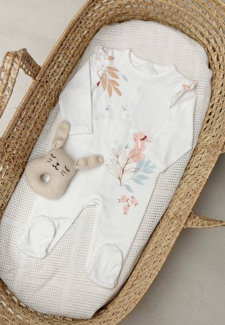 Pyjama bébé praline Ecru 1 - vertbaudet enfant 
