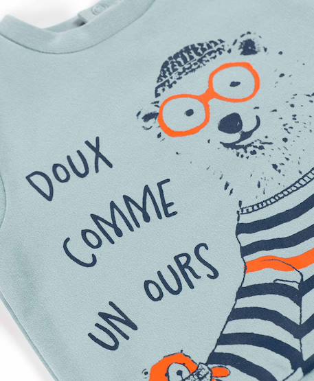 Ensemble pantalon + haut 100% coton bébé garçon Bleu 3 - vertbaudet enfant 