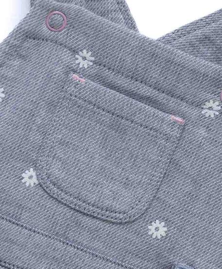 Ensemble robe + haut 100% coton bébé fille Denim bleu 2 - vertbaudet enfant 