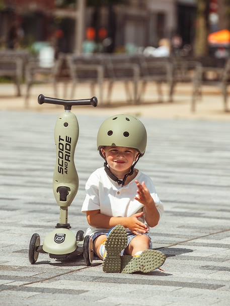 Trottinette evolutive enfant highwaykick Vert olive 5 - vertbaudet enfant 