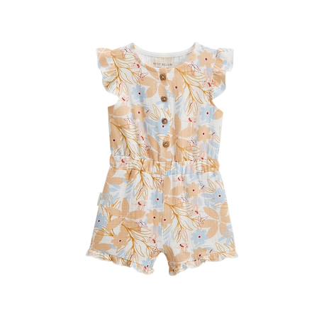 Combishort bébé en gaze de coton praline Orange 2 - vertbaudet enfant 