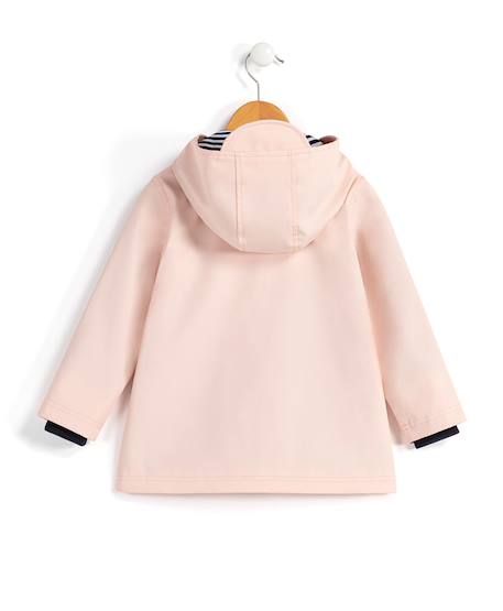 Ciré imperméable à capuche fille Rose poudre 4 - vertbaudet enfant 