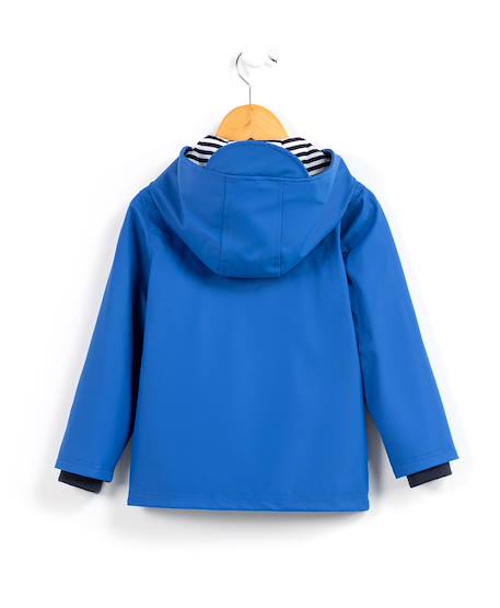 Ciré imperméable à capuche garçon Bleu moyen 4 - vertbaudet enfant 