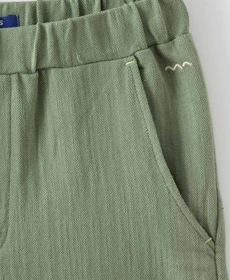 Bermuda 100% coton garçon Kaki 2 - vertbaudet enfant 