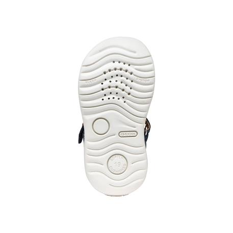 Sandales en cuir  à scratch Marine+Marine   jaune foncé 6 - vertbaudet enfant 