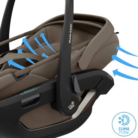 Siège auto bébé coral slide pro Black onyx+Moon graphite+Oak truffle+Sapphire sand 18 - vertbaudet enfant 