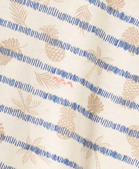 T-shirt manches courtes 100% coton garçon Imprime fond grege 2 - vertbaudet enfant 