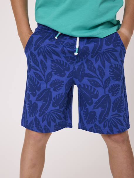 Bermuda 100% coton garçon Bleu 2 - vertbaudet enfant 