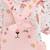 Ensemble salopette bébé en gaze de coton et t-shirt petit safari Rose 4 - vertbaudet enfant 