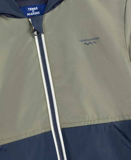 Coupe vent garçon Indigo / kaki 3 - vertbaudet enfant 