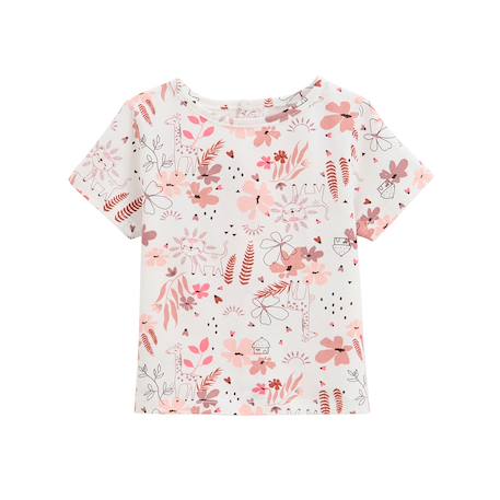 Ensemble salopette bébé en gaze de coton et t-shirt petit safari Rose 5 - vertbaudet enfant 