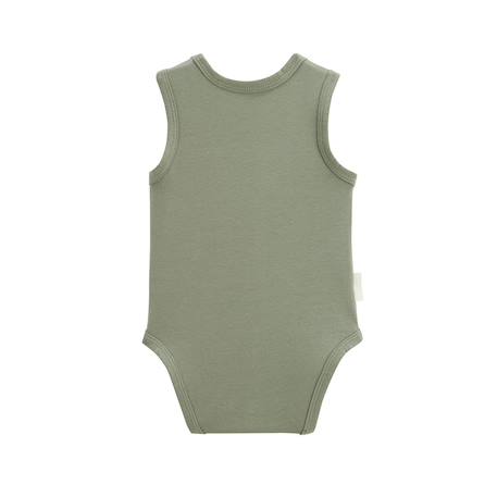 Lot de 2 bodies bébé sans manches dumbea Kaki 5 - vertbaudet enfant 