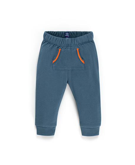 Ensemble pantalon + haut 100% coton bébé garçon Bleu 4 - vertbaudet enfant 