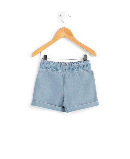Short fille Denim clair 3 - vertbaudet enfant 