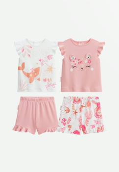 Lot de 2 pyjamas short enfant 2 pièces bahamas  - vertbaudet enfant