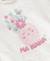 Ensemble short + haut 100% coton bébé fille Imprime rose fond blanc casse 2 - vertbaudet enfant 