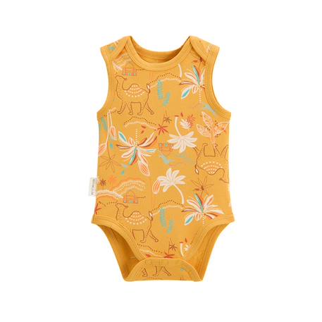 Lot de 2 bodies bébé sans manches liwa Jaune 6 - vertbaudet enfant 