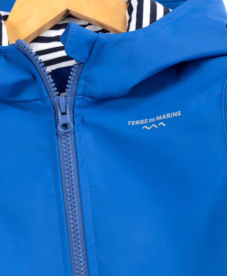 Ciré imperméable à capuche garçon Bleu moyen 3 - vertbaudet enfant 