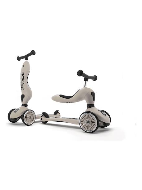 Trottinette evolutive enfant highwaykick Gris cendré 4 - vertbaudet enfant 