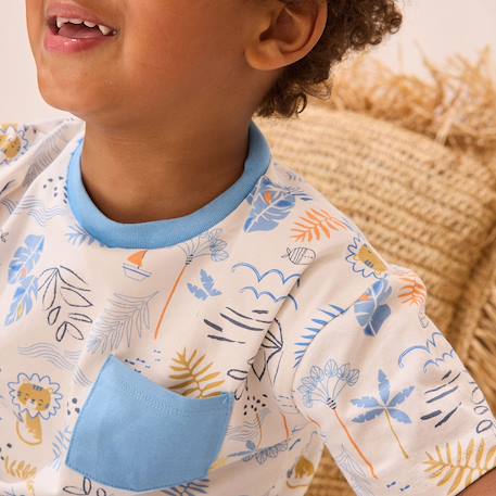 T-shirt enfant biscarosse Bleu 5 - vertbaudet enfant 