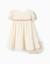 Robe en lin avec broderie + bloomer Beige 1 - vertbaudet enfant 