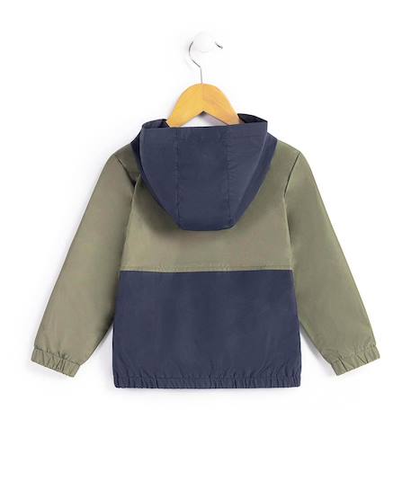 Coupe vent garçon Indigo / kaki 2 - vertbaudet enfant 