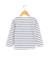 Mariniere manches longues 100% coton garçon Fond blanc raye indigo 2 - vertbaudet enfant 