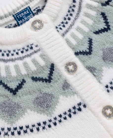 Robe manches longues bébé fille Blanc 3 - vertbaudet enfant 