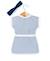 Ensemble robe + bandeau 100% coton bébé fille Fond blanc raye bleu blanchi 2 - vertbaudet enfant 